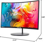 Sceptre Curved 24-inch Gaming Monitor 1080p R1500 98% sRGB HDMI x2 VGA Build-in Speakers, VESA Wall Mount Machine Black (C248W-1920RN Series) - Image 11