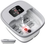 HOSPAN Collapsible Foot Spa with Heat, Bubble, Red Light, and Temperature Control, Foot Bath Massager with 8 Shiatsu Massage Rollers, Pedicure Foot Spa for Relaxation and Stress Relief - Image 2