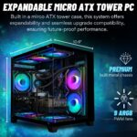 Panorama Gaming PC Desktop (NVD GeForce RTX 5070, Intel 24-Core i9-14900KF Processor, 32GB DDR5 RAM, 2TB NVMe SSD, WiFi 6E + BT, HDMI, RJ45, Windows 11 Pro) Best 2025 Prebuilt Tower RGB Gamer Computer - Image 8