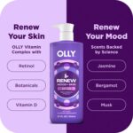 OLLY Renew Body Wash with Vitamin D, Retinol & Botanicals – Nourishing Cleanser for Skin Barrier Repair, Deep Hydration, Jasmine Bergamot Scent, 17oz - Image 5