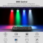 36LED RGB Stage Lights - 36W Corded DJ Par Lights Sound Activated Remote & DMX Control Uplights for Events Wedding Church DJ Party Club Music Dance Live Show Stage Lighting - 2Pack - Image 5
