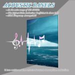 8 Pack Art Acoustic Panels,48x32 inch Sound Absorbing Wall Art,Decorative Soundproof Wall Panels,Fireproof Absorbing Noise Cancelling Panels for Recording Studio Acoustical Treatments,Moon - Image 5