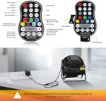 Rechargeable Stage Par Lights U`King RGB 36 LED Uplights Battery Powered with RGB 36W DJ Uplights Sound Activated Remote Control for Wedding DJ Disco Events Halloween Church Live Party - Image 7