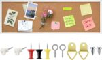 12'' x 36'' Cork Bulletin Board Framed Large Wall Mounted Corkboard with Installation Kit, Push Pins for Home and Office Decor, School Message or Vision Background(White) - Image 2