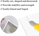 12 Pack Foam Core Board, ZJCEASER 12 x 16 White Poster Board, 3/16" Thickness Sign Board Craft Foam Sheet for Signboards, School Projects, University Displays, College Events, Arts & Crafts, Framing - Image 5