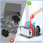 Wii U Interactive Gaming Figures for Switch Sports Accessories Bundle with Organizer Station Compatible with Nintendo Switch/ OLED Console & Joy-con, Storage and Organizer for Switch Sports Games - Image 5