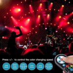LED Par Lights 36 LED Stage Lights 7 Modes RGB DJ Lights with Sound Activated Remote and DMX Control DJ Uplighting for Birthday Party Events Wedding Christmas Stage Lighting (8 Packs) - Image 7
