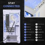 NOVATECH Phantom - Prebuilt Gaming PC Desktop Computer - RTX 3050 - Intel i7 Xeon 3.5GHz - 16GB RAM - 512GB M.2 SSD WiFi/BT, Win 11 Pro - Gaming Computer Tower, Pre Built PC Gaming - 1 Year Warranty - Image 9