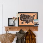 Cork Board Map of The United State, 17" X 13" Bulletin Boards for Walls with 10 Pins, Travel Tracker Map for Office, School and Home (US-MAP-3343) - Image 5