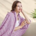 Birthday Gifts for Women Self Care Gifts Get Well Soon Gifts, Lavender Relaxation Spa Gift Basket Sets with Luxury Flannel Blanket, Unique Mothers Day Mom Gifts Basket for Mom Wife Grandma Sister - Image 9