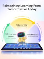 AI Kids Tablet with Scanner - 50000+ Content AI Tutor Learning Tablet with ELA, Math, ABC, Word, Read, Phonics, STEM for Homeschooler Educational Study for PreK - G6 (TalPad T100, Standard) - Image 3