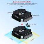 Camera Quick Release Plate,Auto-Lock 38mm Quick Release System, Base and Plate with 1/4" and 3/8" Screw Thread for Tripod, Monopod, Stabilizer, Slider Etc Quick Switching，SY38 V3801 - Image 5
