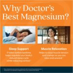 Doctor’s Best High Absorption Magnesium Glycinate Lysinate Supplement - 100% Chelated for Maximum Absorption - Magnesium for Sleep and Muscle Relaxation - 200 Mg Per Serving - 120 Tablets - Image 9