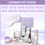 Lavender Spa Gifts Set, 11 Pcs Bath Gift Set for Women, Relaxing Spa Gifts, Bath Spa Gift Basket for Women, Self Care Gifts, Care Package, Home Spa Products, Birthday Gifts for Women, Lavender Gifts - Image 3