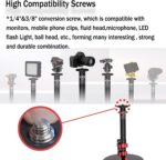 IFOOTAGE Cobra RB-A200,Round Base Monopod,Professional Camera Aluminium Monopod with Quick Adjustment Height Buckle,Compatibility DSLR Cameras Camcorders(56cm/22.04Inc) - Image 5