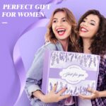 Birthday Gifts for Women Lavender Spa Gift Basket for Women Self Care Relaxing Bath Set Purple Gifts Inspirational Gift for Mom Wife Her Female Sister Teacher Nurse Friends Employee Coworker Spa Gifts - Image 8