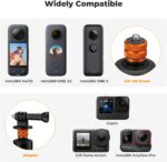 K&F Concept Invisible Selfie Stick, Extension Long Pole（120cm/47.2in） Compatible with Insta360 X5/X4/X3 GoPro Hero 13/12/11 DJI OSMO Pocket 3, 1/4" Extended Monopod with GoPro Adapter. - Image 4