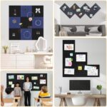 Smarpau Large Cork Board 48"x36", Bulletin Board for Walls, 12 Pack Pin Board Felt Corkboards with 35 Pushpins 50 Removable Security Stickers, Cork Boards for Office Home Decor - Image 6