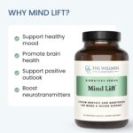 The Wellness Company Mind Lift | 60 Capsules (1 Month Supply) | with Ashwagandha, DHA, and GABA | Non-GMO, Gluten-Free | Stress Management - Image 6