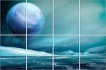 8 Pack Art Acoustic Panels,48x32 inch Sound Absorbing Wall Art,Decorative Soundproof Wall Panels,Fireproof Absorbing Noise Cancelling Panels for Recording Studio Acoustical Treatments,Moon - Image 2