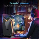 Mini PC Core i7-8750H (up to 4.1GHz) + GTX 1050 3GB Dual Graphics Mini Computers 16GB DDR4 512GB NVMe PCIe 3.0 SSD, RGB Lights Mini Desktop Computer 4K Dual HDMI+Type-C, WiFi 6 BT5.2, Windows 11 Pro - Image 5