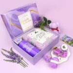 Gifts for Women Spa Basket, Lavender Spa Gift Basket,16 Pcs Self Care Package for Women, Mom, Wife, Girlfriend, Sister, Unique Get Well Sets for Birthday, Mother's Day, Christmas, Valentine's Day - Image 8