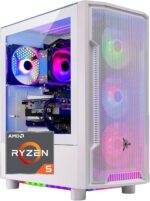 Skytech Archangel Gaming PC Desktop, Ryzen 5 5500 3.6 GHz (4.2GHz Turbo Boost), NVIDIA RTX 3050 6GB GDDR6, 500GB SSD, 16GB DDR4 RAM 3200, 650W Gold PSU, Wi-Fi, Win 11 Home - Image 2