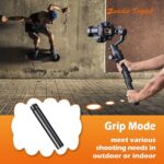Zeadio Metal Mini Tripod, Desktop Tabletop Stand Tripod with 1/4 Inch Screw for Smooth 4, Crane Plus, Crane 2, Osmo Mobile, Ronin-S, Vimble 2, Gimbal Handle Grip Stabilizer and All Cameras - Image 5