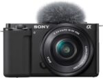 Sony Alpha ZV-E10 - APS-C Interchangeable Lens Mirrorless Vlog Camera Kit - Black - Image 3