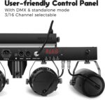 DJ Lights Package with Stand 7.5Ft, DJ Light for Parties Sound Activated, DMX & Remote Control Portable Gig Bar Lights LED Stage Lighting System for Band, Booth, Wedding, Events, Shows - Image 7