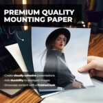 Dunwell Photo Album 8x10 (Black) with Mounting Paper, 8 x 10 Photo & Art Portfolio Presentation Binder, 24 Clear Sleeves Display 48 Pages, Professional Photography Book for Portraits, Artwork - Image 3