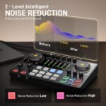 MAONO Podcast Equipment Bundle for 2: Audio Interface Mixer with 2 XLR Condenser Mic Noise Reduction Podcast Streaming MaonoCaster E2 Gen2B - Image 7