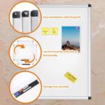 VIZ-PRO Magnetic Dry Erase Board, 48 X 24 Inches, Silver Aluminium Frame - Image 5
