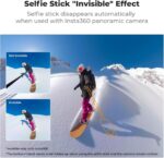 K&F Concept Invisible Selfie Stick, Extension Long Pole（120cm/47.2in） Compatible with Insta360 X5/X4/X3 GoPro Hero 13/12/11 DJI OSMO Pocket 3, 1/4" Extended Monopod with GoPro Adapter. - Image 5