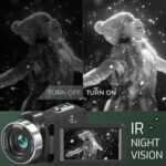 Camcorder Video Camera 4K Ultra 80MP Vlogging Camera for YouTube 18X Digital Zoom Camcorder Recorder 3.0" IPS HD Screen IR Night Vision with 32GB SD Card, Lens Cap, 2 Batteries - Image 4