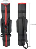 MagicLine Tripod Carrying Case Bag 41x7.9x7.9inch, with 2 Outer Pockets+1 Inner Pocket+3 Inner Compartments, Padded Carry Case for Light Stands,Mic Stands,Tripods,Monopods - Image 3
