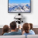 WALI Floating Entertainment Center Shelves, Holds Up to 17.6lbs, TV Shelf with Strengthened Tempered Glasses for DVD Players, Cable Boxes, Games Consoles, TV Accessories (CS202B), 2 Shelf, Black - Image 3