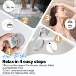 Shower Steamers Aromatherapy Birthday Gifts for Women - SWCANDY 8 Pcs Stocking Stuffers White Elephant Gifts for Adults Mom Men Teen Self Care with Natural Essential Oils Relaxation Home SPA Christmas - Image 8