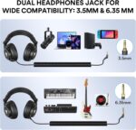 MAONO 50MM Drivers Studio Headphones AU-MH601 Over Ear Stereo Monitor Closed Back Headphones for Music, DJ, Podcast (Black) - Image 5