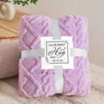 Birthday Gifts for Women Self Care Gifts Get Well Soon Gifts, Lavender Relaxation Spa Gift Basket Sets with Luxury Flannel Blanket, Unique Mothers Day Mom Gifts Basket for Mom Wife Grandma Sister - Image 4