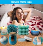 Get Well Soon Gift for Women – 18 Pcs Spa Care Package with Blanket, Tumbler, Candles, Fuzzy Socks – Relaxation Gift Basket for Mom, Sister, Wife, Friend – After Surgery, Birthday, Self Care - Image 5