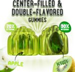 Center-Filled Magnesium Glycinate Gummies 400MG - High Absorption for Kids, Teens & Adults - Supplement for Sleep, Calm & Muscle Relaxation with B6 & D3 - Gluten Free & Vegan Friendly - 60 Count - Image 3