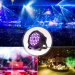 LED Par Lights 36 LED Stage Lights 7 Modes RGB DJ Lights with Sound Activated Remote and DMX Control DJ Uplighting for Birthday Party Events Wedding Christmas Stage Lighting (8 Packs) - Image 6