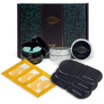 The Early Riser Self Care Kit - Includes Steam Eye Mask, Aromatherapy Shower Steamers, 24K Gold Eye Masks, Eucalyptus Mint Sugar Scrub - Morning Relaxation & Self Care Gifts for Women - Image 2
