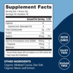 Mindful Evening Sugar Free Cocoa Mix Natural Sleep Aid, 40 Servings, Melatonin 3mg, L-Theanine, GABA Supplements, Natural Calm Sleep Support Stress Relief Calm Sleepy Cocoa Nighttime Hot Chocolate - Image 3