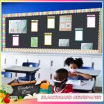 90 Pcs Science Fair Board Supplies 60 Trim Scalloped Bulletin Board Borders 24 Presentation Board Subtitles 6 Science Fair Titles for Classroom Display Boards(Colorful) - Image 8