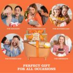 Orange Scents spa gift set Great Gift Lemon Spa Gifts for girls, Body care Set Birthday Gifts, Gift Baskets for Women, 11pcs Bath Gift Set for Women, Self Care Spa Kit Lemon Citrus Spa Gift Basket - Image 5
