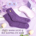 Birthday Gifts for Women Self Care Gifts Get Well Soon Gifts, Lavender Relaxation Spa Gift Basket Sets with Luxury Flannel Blanket, Unique Mothers Day Mom Gifts Basket for Mom Wife Grandma Sister - Image 8