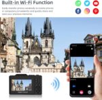 Digital Camera for Photography and Vlogging, 4K Autofocus YouTube Camera with 3" 180° Flip Screen, WiFi, 18X Zoom, Flash, 2 Batteries & 32GB SD Card - Image 6