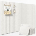 Large Cork Board for Wall 36" x 48" Ivory Bulletin Board with Safe Removable Adhesive Squares for Pictures Photos, Alternative CorkBoard Felt Pin Boards Tiles for Office Classroom Wall Decor - 12 Pack - Image 2